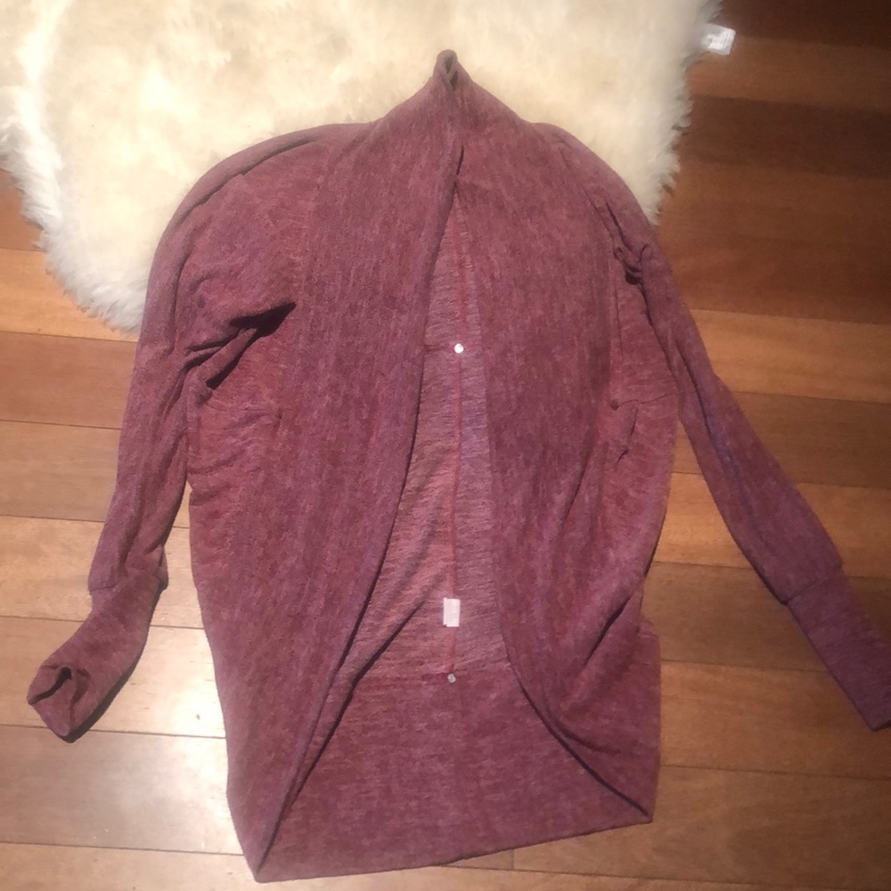 Burgandy cardigan